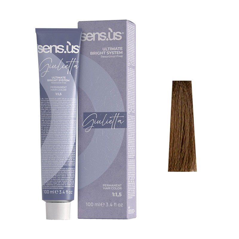 Крем-фарба для волосся Sens.ùs Giulietta 8.00 Intense Light Blonde, 100 ml - 1